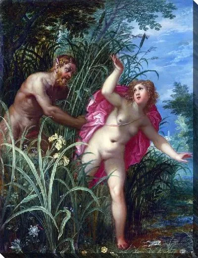 Картина Пан преследует Сиринкс (Pan pursuing Syrinx)