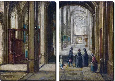 Картина Интерьер готической церкви (The Interior of a Gothic Church)