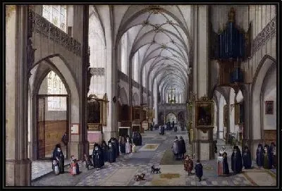 Интерьер готической церкви (The Interior of a Gothic Church)