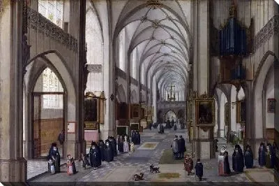 Интерьер готической церкви (The Interior of a Gothic Church)