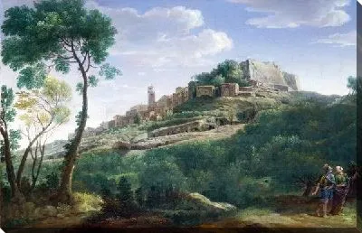 Картина Пейзаж с итальянским городом на холме (A Landscape with an Italian Hill Town)
