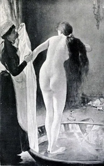 Картина В ванной (The Tub)