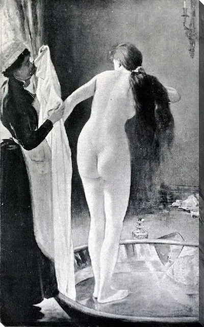 Картина В ванной (The Tub)