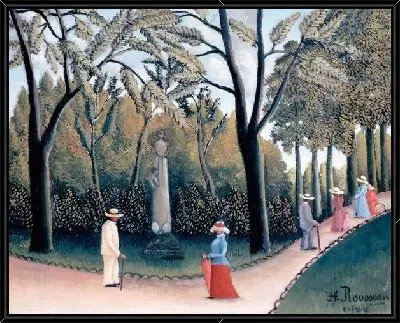 Люксембургский сад. Памятник Шопену (Luxembourg Gardens. Monument to Chopin)