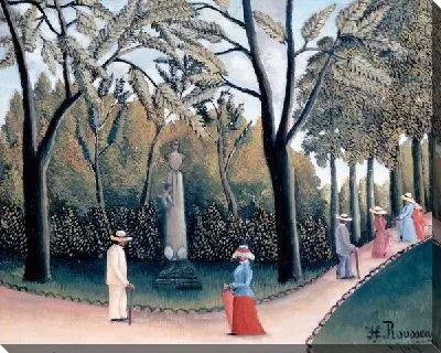 Люксембургский сад. Памятник Шопену (Luxembourg Gardens. Monument to Chopin)