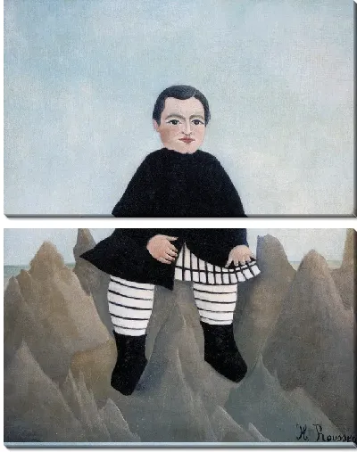 Картина Мальчик на скалах (Boy on the Rocks)