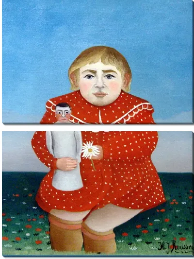 Картина Ребенок с куклой (Child with a doll)
