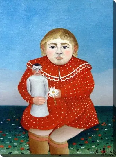 Картина Ребенок с куклой (Child with a doll)