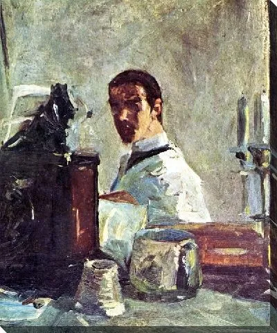 Картина Автопортрет перед зеркалом (Self-portrait front of the mirror)
