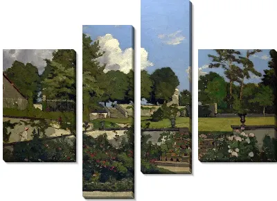 Картина Сад художника в Сант-Приве (The Painter's Garden at Saint-Prive)