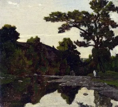 Картина Река (A River)