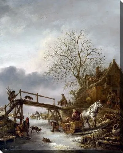 Картина Зимний пейзаж (A Winter Scene)