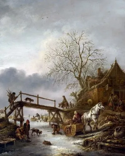 Картина Зимний пейзаж (A Winter Scene)