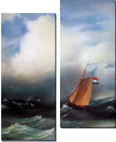 Картина Буря на море (Tempete on the mer)