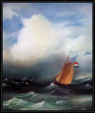 Картина Буря на море (Tempete on the mer)