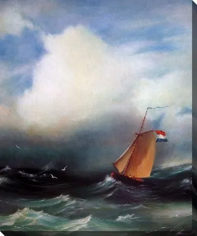 Картина Буря на море (Tempete on the mer)