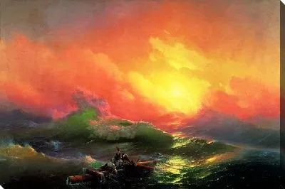 Картина Девятый вал (с цветокоррекцией)