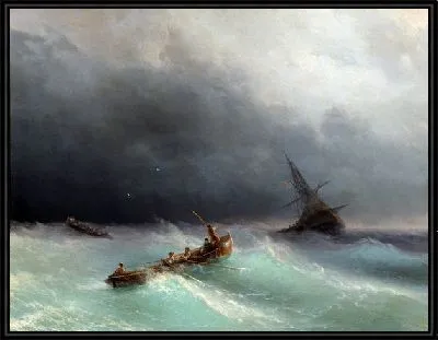 Буря на море  (Storm at sea)