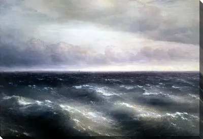 Картина На Черном море разыгрывается буря (In the Black Sea begins to play out the storm)