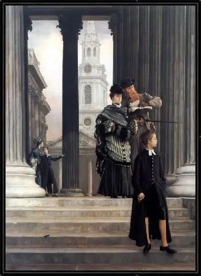 Картина Посещающие Лондон (London Visitors)