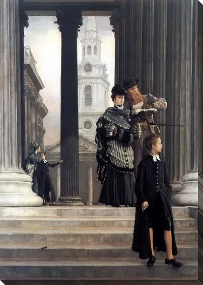 Картина Посещающие Лондон (London Visitors)