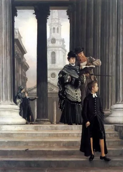 Картина Посещающие Лондон (London Visitors)