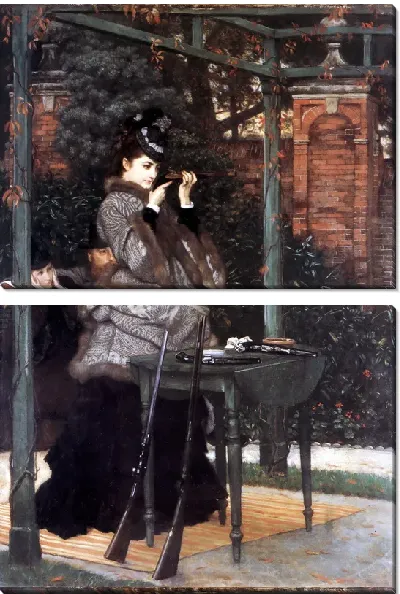 Картина На стрельбище (At the Rifle Range)