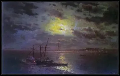 Лунная ночь на реке