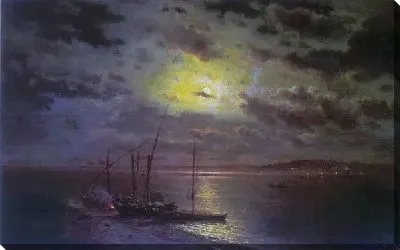 Лунная ночь на реке