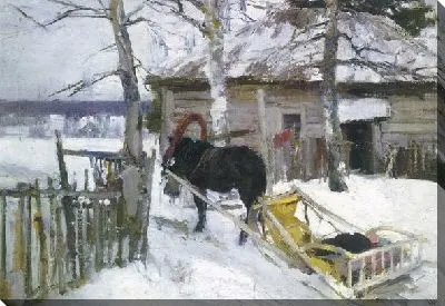 Картина Зимой