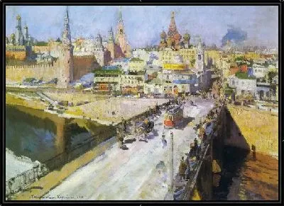Картина Москворецкий мост