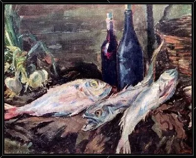 Натюрморт с рыбами