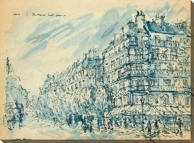 Картина Париж. Бульвар Капуцинов