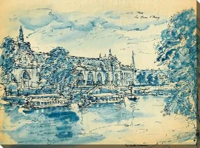 Картина Париж. Бульвар Сен-Бервик