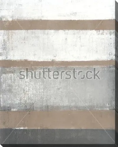 Постер Композиция из полос разной ширины в спокойных нейтральных оттенках