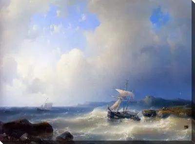 Картина Скалистый берег