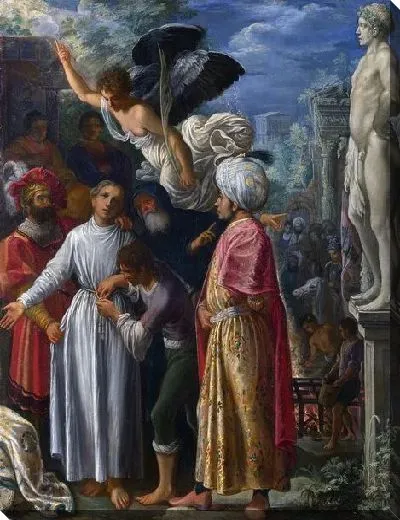 Картина Св. Лаврентия готов к мученической смерти