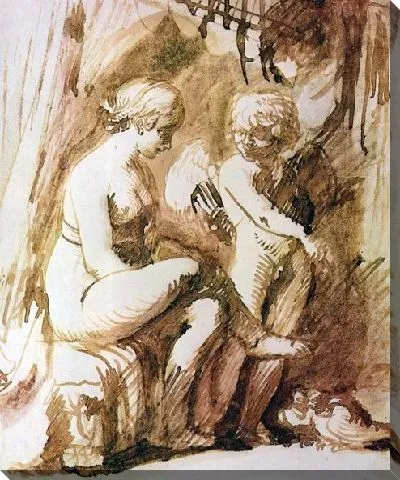 Картина Венера и Амур