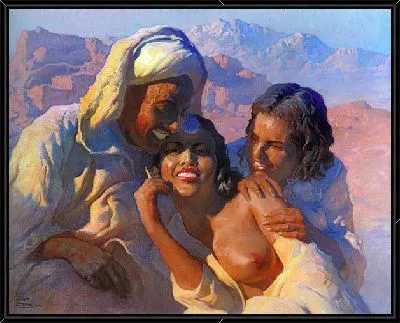 Картина Свидание на закате