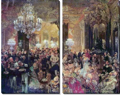 Картина Бал. Ужин