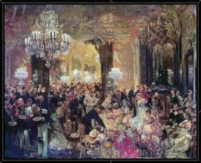 Картина Бал. Ужин