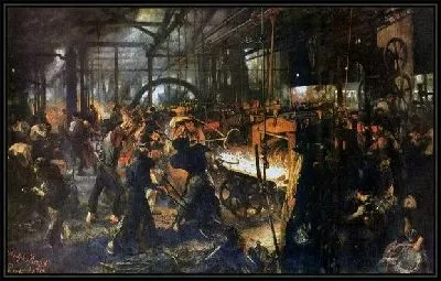 Картина Современный завод