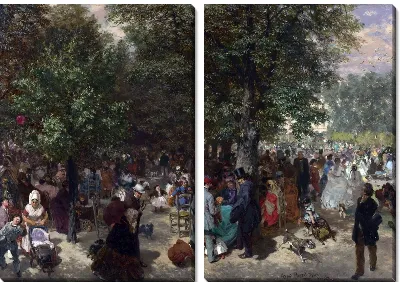 Вечер в саду Тюильри