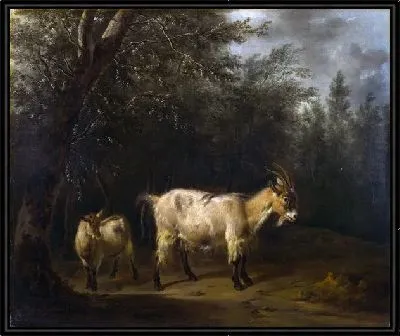 Коза с козленком