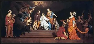 Картина Аллегория. Невинность между Добродетелями и Пороками