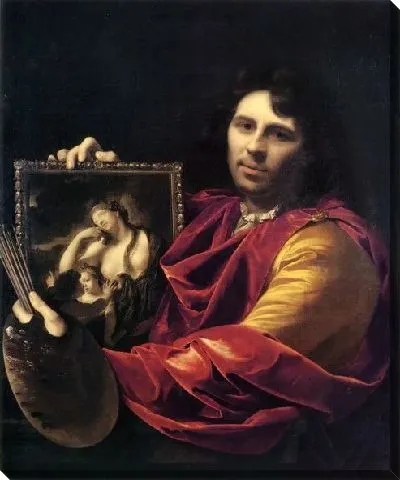 Картина Автопортрет с женой и дочерью