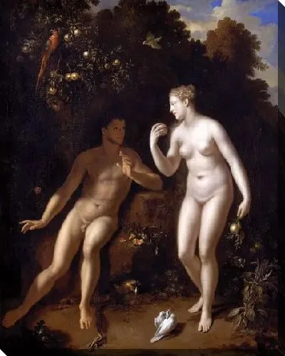 Картина Адам и Ева