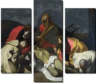 Картина Монахи и святые женщины оплакивают Христа