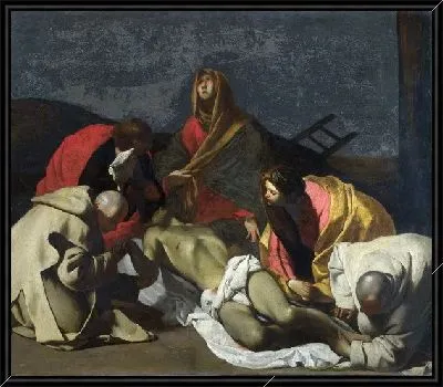 Картина Монахи и святые женщины оплакивают Христа