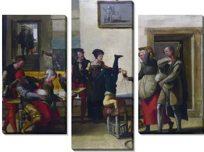 Картина Передвижные артисты в борделе